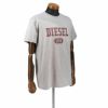 ディーゼル DIESEL Tシャツ メンズ T-DIEGOR-K46 Lサイズ グレー A03824-0GRAI 9CB GY