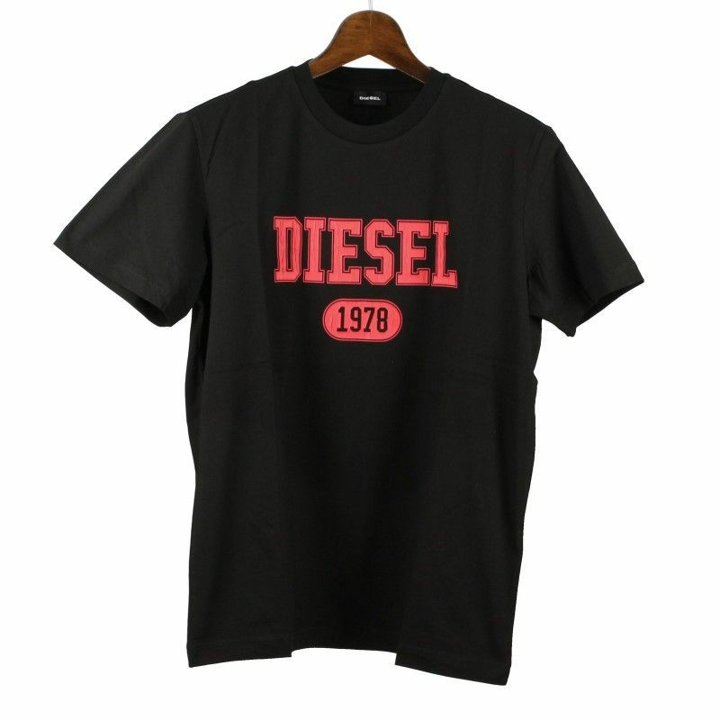 ディーゼル DIESEL Tシャツ メンズ T-DIEGOR-K46 Mサイズ ブラック A03824-0GRAI 9XX BK