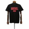 ディーゼル DIESEL Tシャツ メンズ T-DIEGOR-K46 Mサイズ ブラック A03824-0GRAI 9XX BK