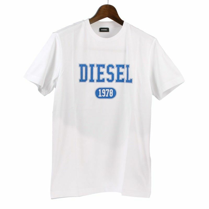 ディーゼル DIESEL Tシャツ メンズ T-DIEGOR-K46 Mサイズ ホワイト A03824-0GRAI 100 WH