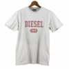 ディーゼル DIESEL Tシャツ メンズ T-DIEGOR-K46 XLサイズ グレー A03824-0GRAI 9CB GY