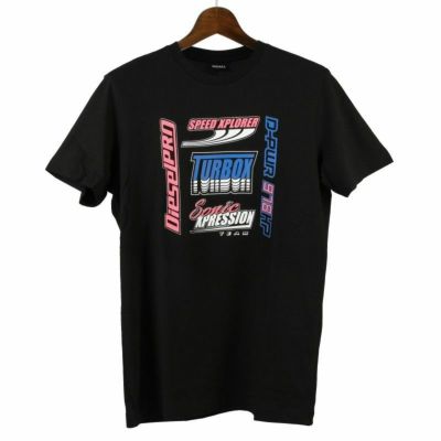 ディーゼル DIESEL Tシャツ メンズ T-DIEGOR-DIV Mサイズ ブラック