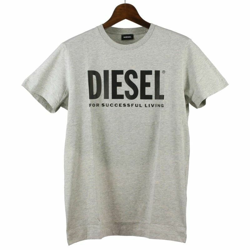 ディーゼル DIESEL Tシャツ メンズ T-DIEGOS-LOGO Mサイズ グレー SXED-0AAXJ 912 GRY