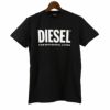 ディーゼル DIESEL Tシャツ メンズ T-DIEGOS-LOGO Mサイズ ブラック SXED-0AAXJ 900 BK