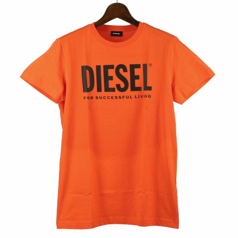 ディーゼル DIESEL Tシャツ メンズ T-DIEGOS-LOGO Sサイズ オレンジ SXED-0AAXJ 38L OR