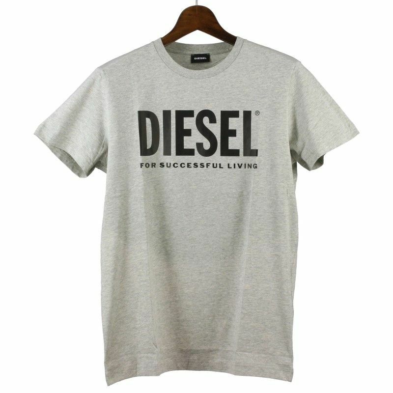 ディーゼル DIESEL Tシャツ メンズ T-DIEGOS-LOGO Sサイズ グレー SXED-0AAXJ 912 GRY