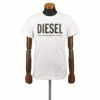 ディーゼル DIESEL Tシャツ メンズ T-DIEGOS-LOGO Sサイズ ホワイト SXED-0AAXJ 100 WH