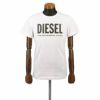 ディーゼル DIESEL Tシャツ メンズ T-DIEGOS-LOGO XSサイズ ホワイト SXED-0AAXJ 100 WH