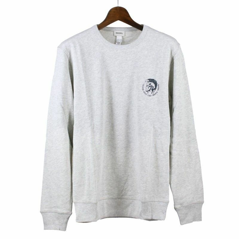 ディーゼル DIESEL トレーナー メンズ グレー Mサイズ 00CS7C-0CAND 912 GRAY