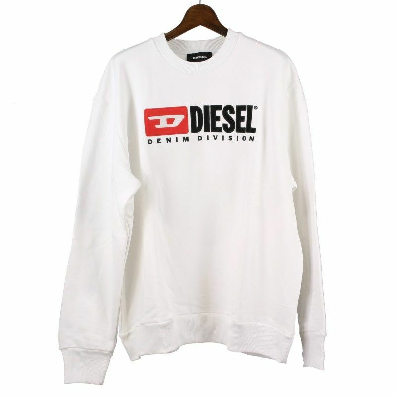 ディーゼル DIESEL トレーナー メンズ ホワイト XLサイズ 00SHEP-0CATK