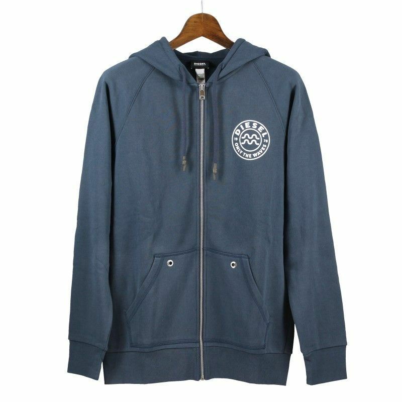 ディーゼル DIESEL パーカー メンズ ネイビー Sサイズ 00SSJL-0WATK ZIP 89D NAVY