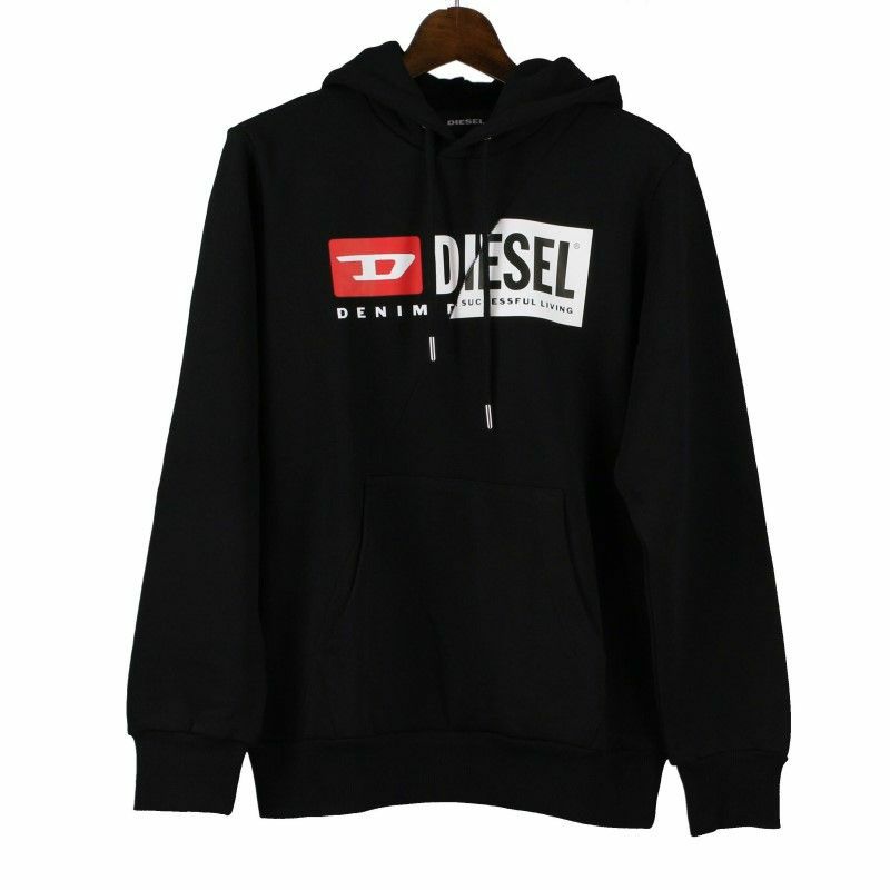 ディーゼル DIESEL パーカー メンズ ブラック Mサイズ A00339-0IAJH 900 BK