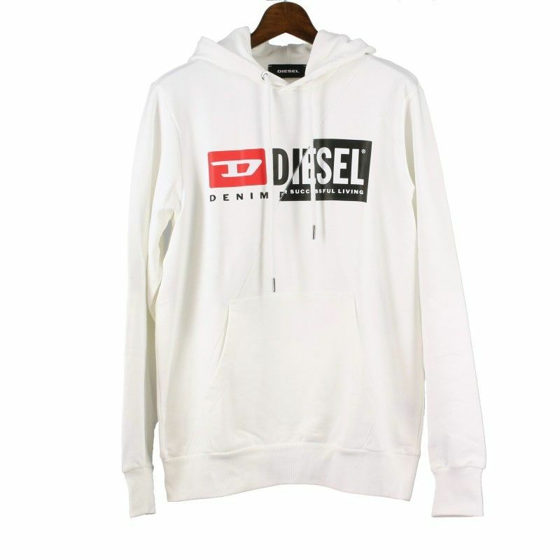 ディーゼル DIESEL パーカー メンズ ホワイト Sサイズ A00339-0IAJH 100 WHT