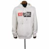 ディーゼル DIESEL パーカー メンズ ホワイト Sサイズ A00339-0IAJH 100 WHT