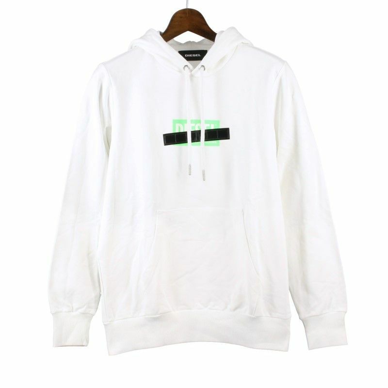 ディーゼル DIESEL パーカー メンズ ホワイト XSサイズ 00SGUW-0KAXU 100 WHT | GINZA LoveLove（ラブラブ）