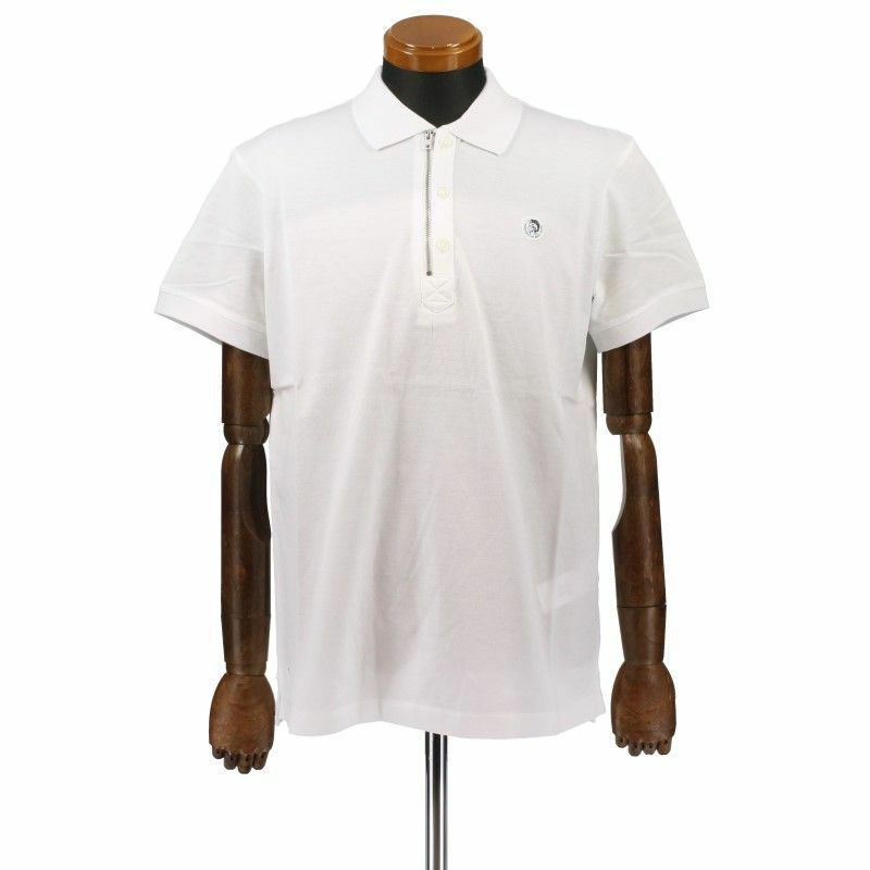 ディーゼル DIESEL ポロシャツ メンズ T-HART Lサイズ ホワイト SJ6N