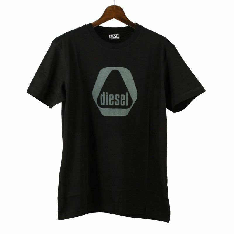ディーゼル Tシャツ メンズ T DIEGER G10 Lサイズ ブラック A09674 0CATM 900 BK