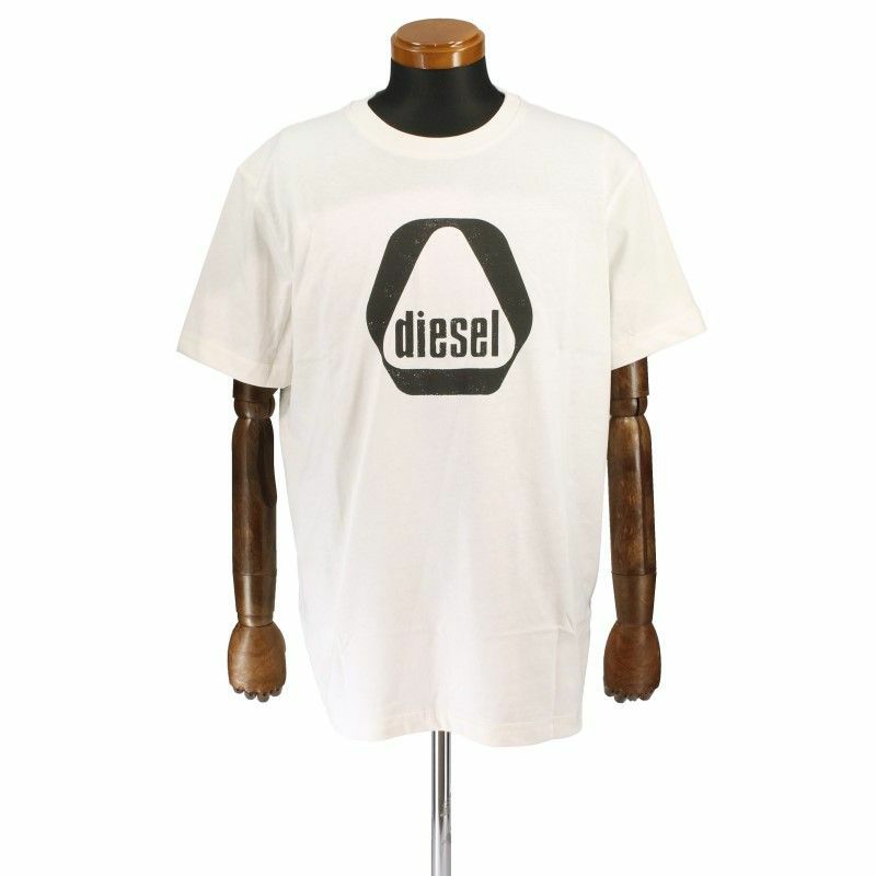 ディーゼル Tシャツ メンズ T DIEGER G10 Lサイズ ホワイト A09674 0CATM 141 IVORY