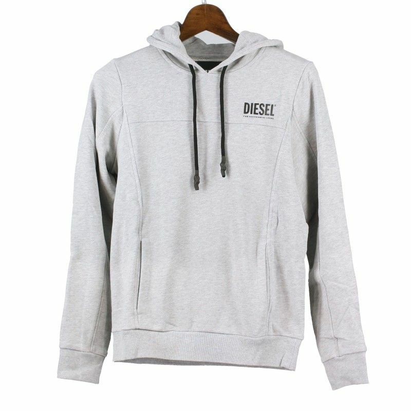 ディーゼル DIESEL パーカー レディース グレー Mサイズ 00S2JF-0PAZF ZIP 9CA GRAY