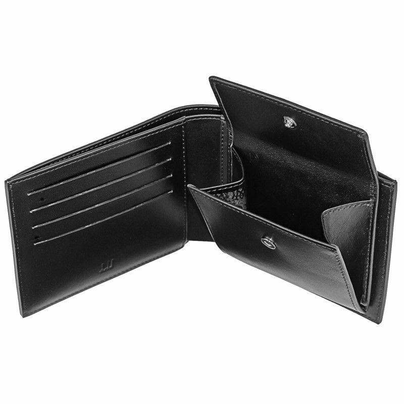 ダンヒル dunhill 二つ折り財布 メンズ ブラック 19F2F32AT001R BLACK 