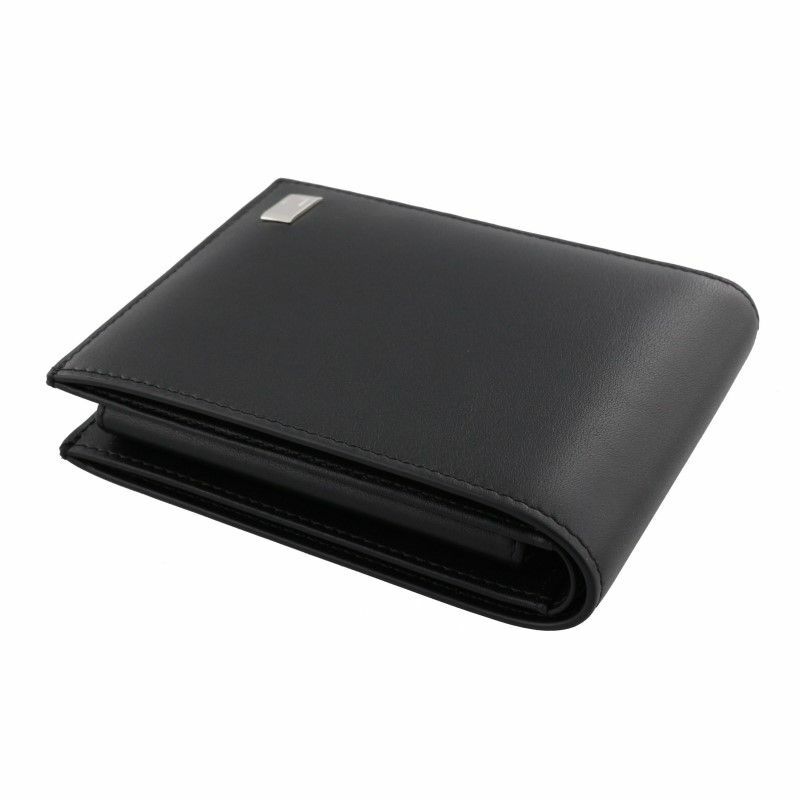 ダンヒル dunhill 二つ折り財布 メンズ ブラック 19F2F32AT001R BLACK 