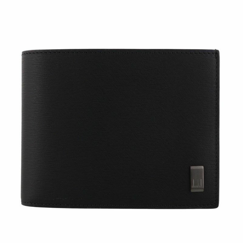 ダンヒル dunhill 二つ折り財布 メンズ ブラック DU19F2F32SG001R 