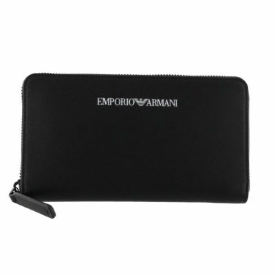 エンポリオ アルマーニ EMPORIO ARMANI 長財布 メンズ ブラック YEME49 Y020V 81072 BLACK