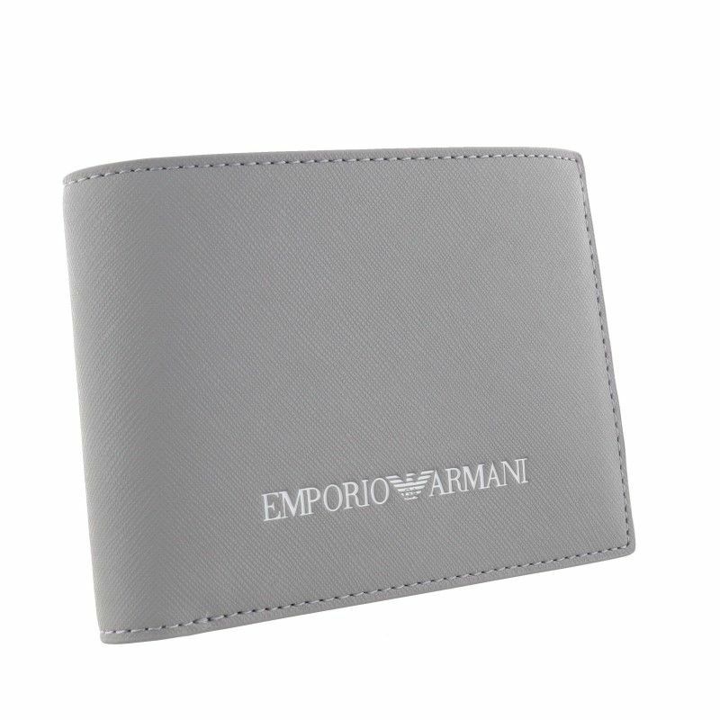 エンポリオ アルマーニ EMPORIO ARMANI 二つ折り財布 メンズ グレー Y4R165 Y020V 80331 GREY