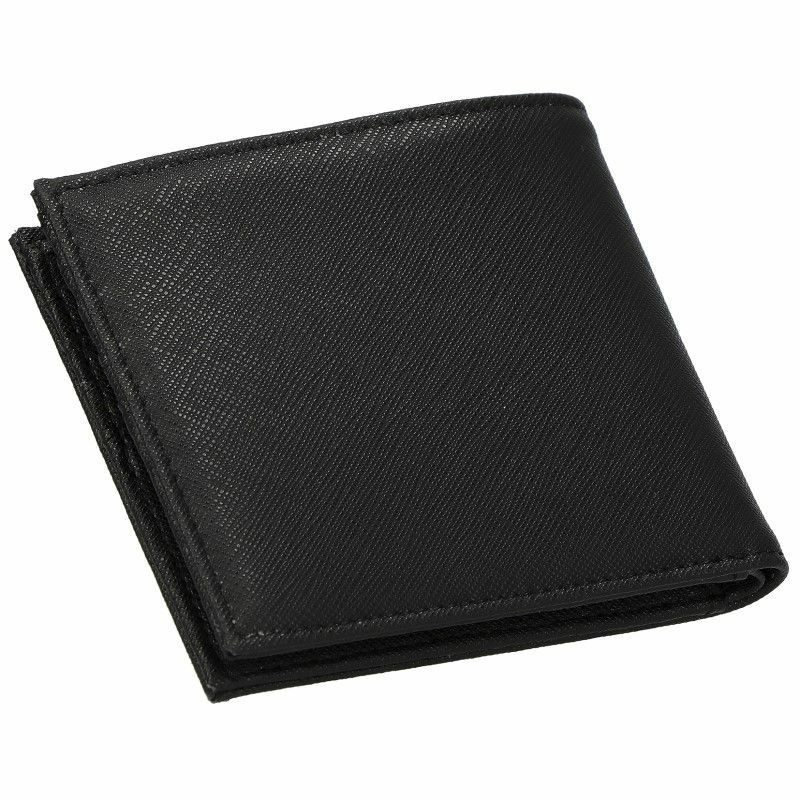 EMPORIO ARMANI アルマーニ ブラック YEM475 二つ折り財布 EMPORIO ARMANI アルマーニ ブラック YEM475 二つ折り財布