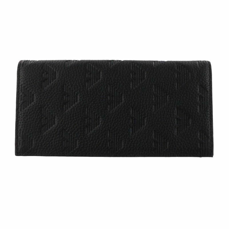 エンポリオアルマーニ EMPORIO ARMANI 長財布 メンズ ブラック YEM474 