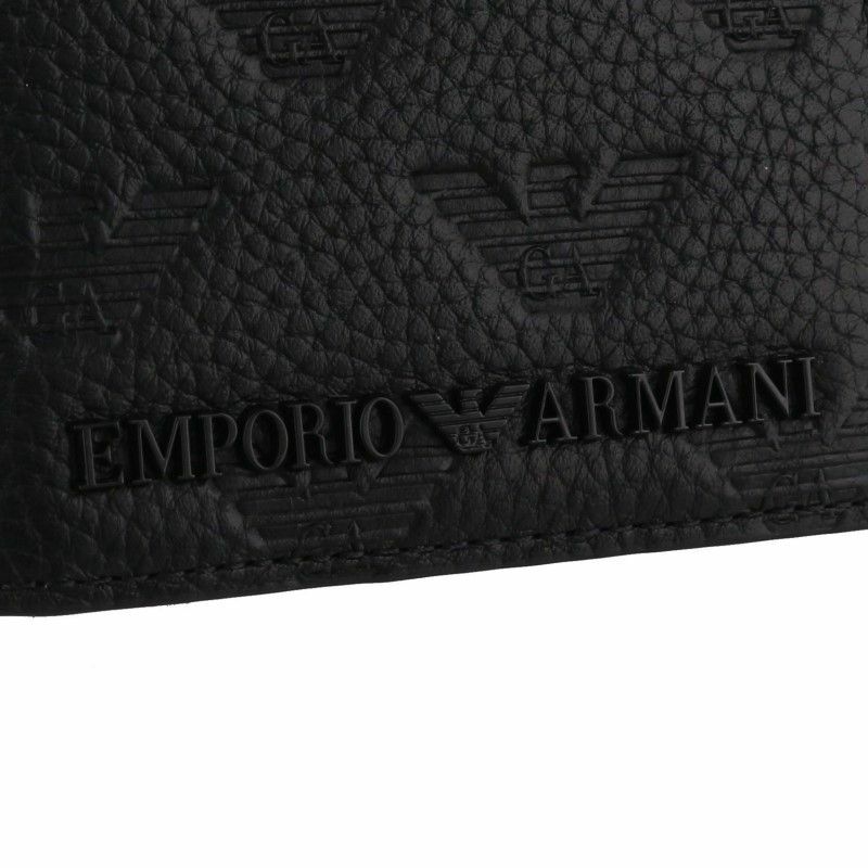 エンポリオアルマーニ EMPORIO ARMANI 長財布 メンズ ブラック YEM474 Y142V 81072 BLACK