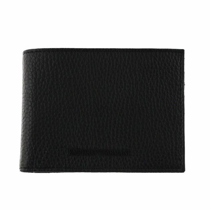 エンポリオアルマーニ EMPORIO ARMANI 二つ折り財布 メンズ ブラック Y4R378 Y068E 80001 BLACK