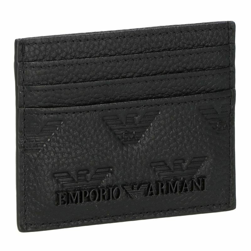 エンポリオ アルマーニ EMPORIO ARMANI カードケース メンズ ブラック YEM320 Y142V 81072