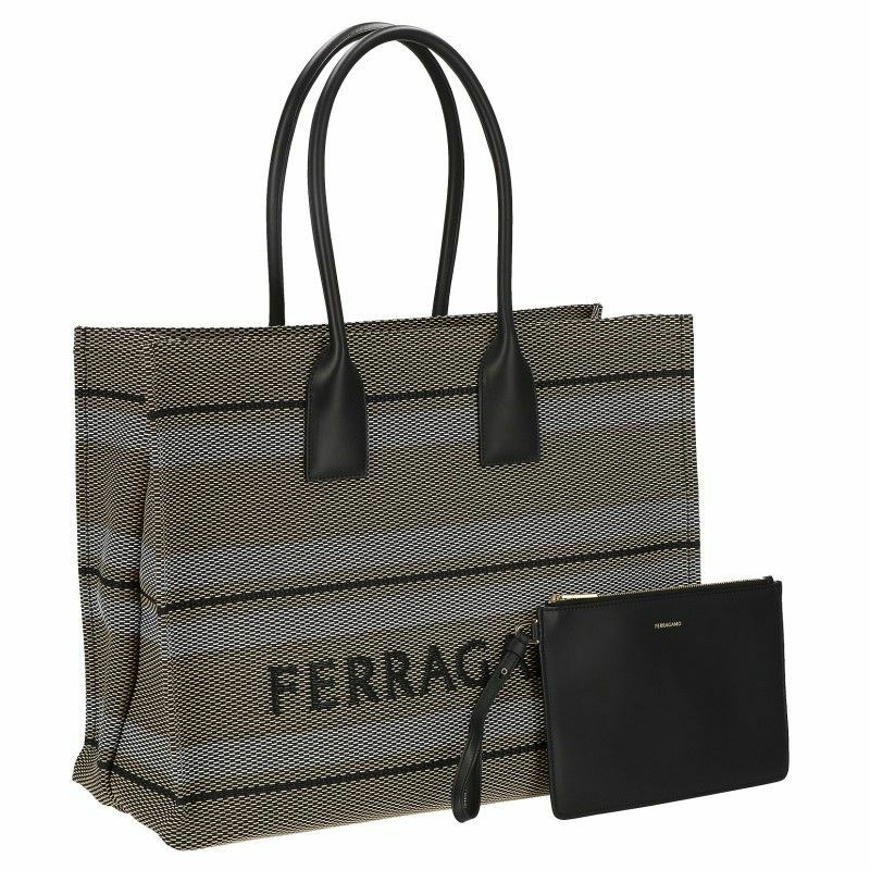 フェラガモ Ferragamo トートバッグ レディース ブラック 214955 BENEO