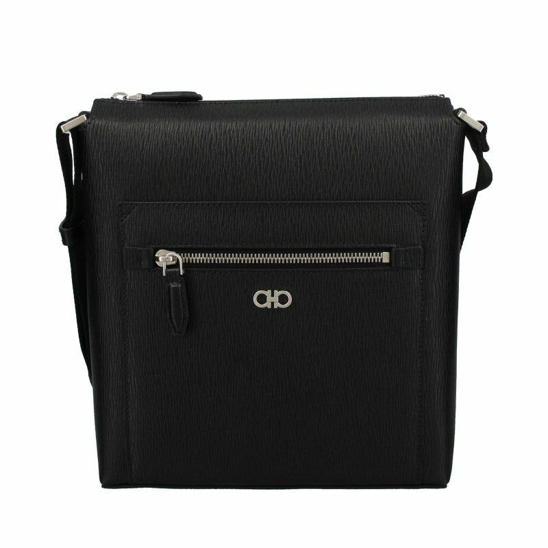 フェラガモ Ferragamo ショルダーバッグ メンズ REVIVAL ブラック 