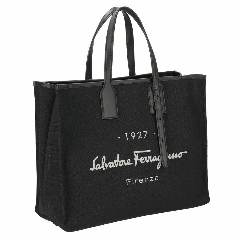 フェラガモ Ferragamo トートバッグ メンズ ブラック 240842 NER 