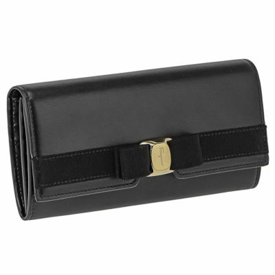 フェラガモ Ferragamo 長財布 レディース NEW VARA ブラック 22E008 0734541 NERO