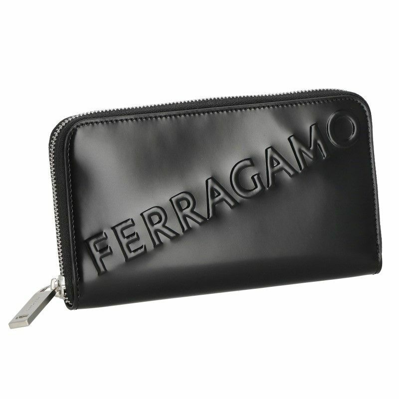 フェラガモ Ferragamo 長財布 メンズ ブラック 661212 NER