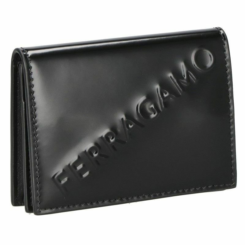 フェラガモ Ferragamo カードケース メンズ ブラック 661211 NER 