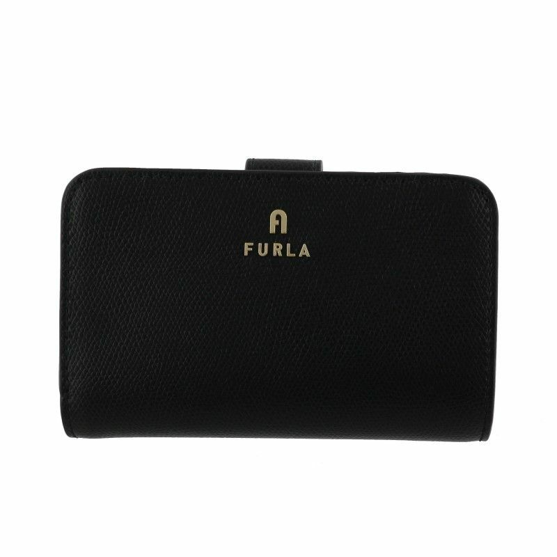 フルラ 二つ折り財布 レディース カメリア CAMELIA M ブラック FURLA  