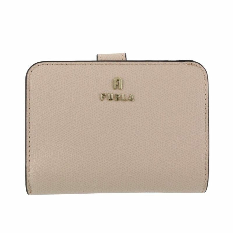 未使用★フルラFURLA　折財布　カメリア　べージュ 箱保存袋あり 未使用☆フルラFURLA 折財布 カメリア べージュ 箱保存袋あり