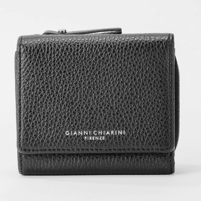 ジャンニ キアリーニ GIANNI CHIARINI 三つ折り財布 レディース ブラック PF5080GRN NERO