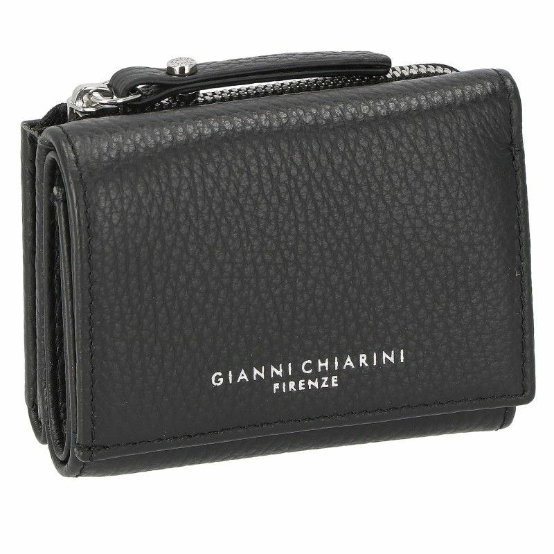 ジャンニ キアリーニ GIANNI CHIARINI 三つ折り財布 折り財布 レディース ブラック PF W5065 GRN NERO