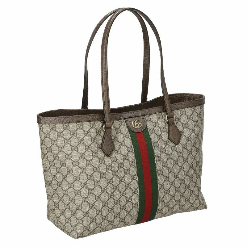 GUCCI グッチ レザー トートバッグ 000.2058 アイボリー 白系 ロゴプレート ゴールド金具 レディース ハンドバッグ ブランド  管理RT26791 - ブランド別