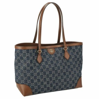 グッチ GUCCI トートバッグ レディース オフィディア ブルー 631685