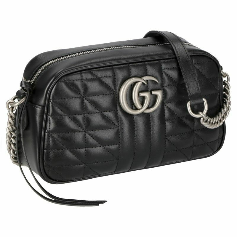 グッチ GUCCI ショルダーバッグ レディース ARIA GG Marmont ブラック 