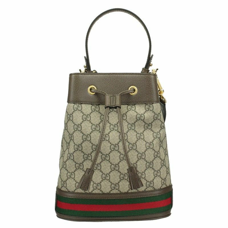 GUCCI クラッチバッグ　ショルダーバッグ　GGスプリーム　レザー GUCCI グッチ GGスプリーム レザー ディテール付き ショルダー