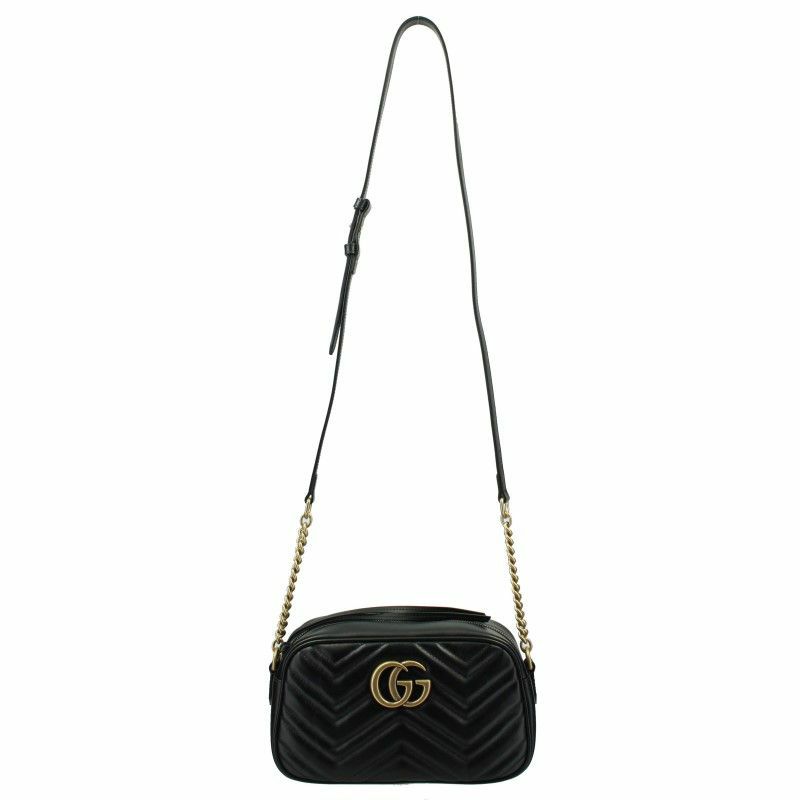 グッチ GUCCI ショルダーバッグ レディース GGマーモント ブラック 447632 DTD1T 1000
