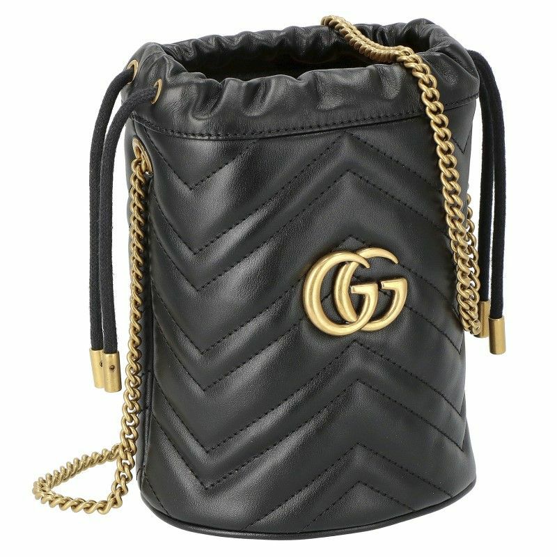 グッチ GUCCI ショルダーバッグ レディース GGマーモント ブラック 575163 DTDRT 1000