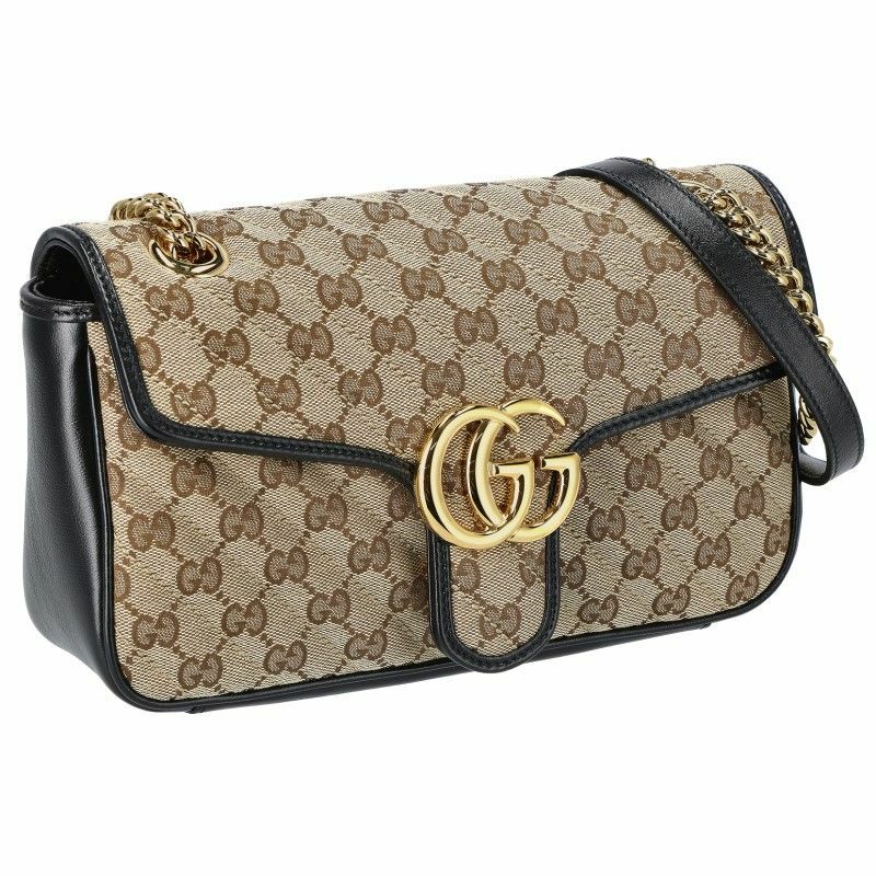 グッチ GUCCI ショルダーバッグ レディース GGマーモント ベージュ